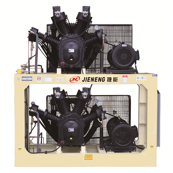 捷能4.0mpa組合式活塞式高壓空壓機（上下結構）